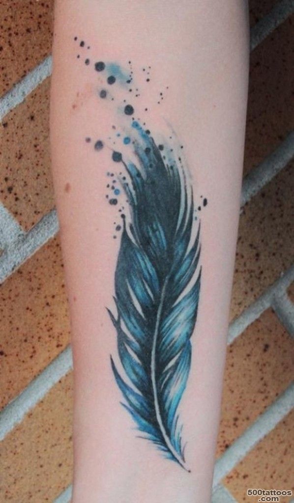 34 Magnificent Feather Tattoos   Design of TattoosDesign of Tattoos_16