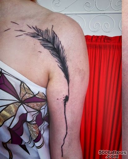 50 Best Feather Tattoo Designs And Ideas  Tattoos Me_29