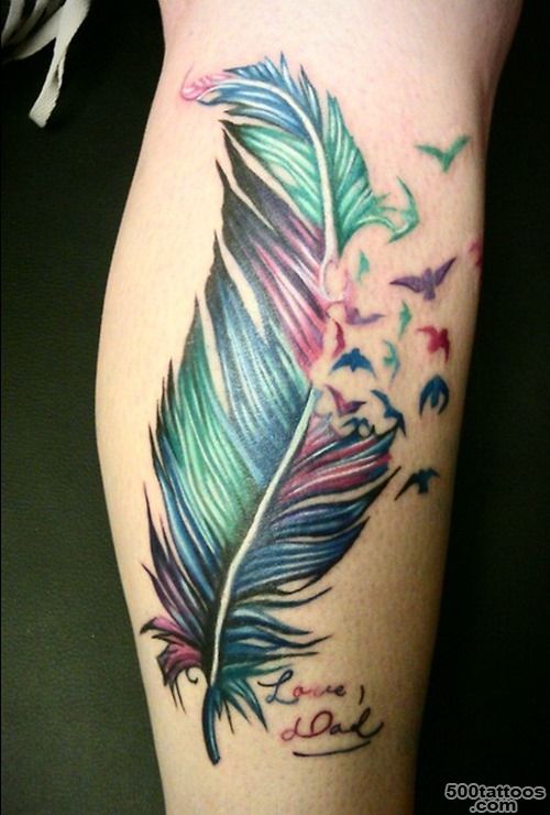 Feather Tattoos, Designs And Ideas  Page 34_43