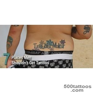 7 places men shouldn#39t get tattoos_49