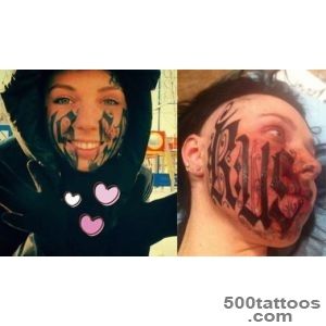 9 Unbelievable Face Tattoos   ODDEE_23