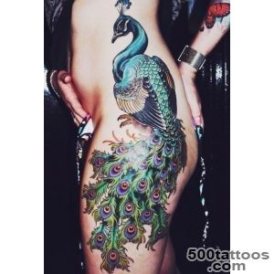 This is why you often find peacocks tattoos on intimate places _13