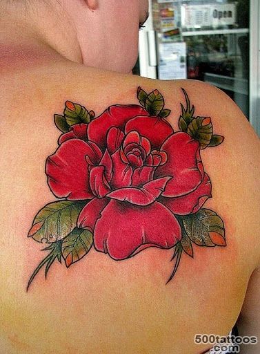 40 Lovely Rose Tattoos and Designs  Tattoos Me_50