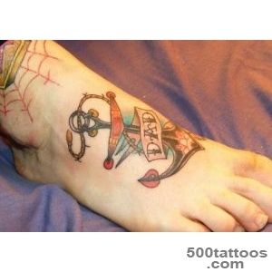 50 Awesome Foot Tattoo Designs  Art and Design_26