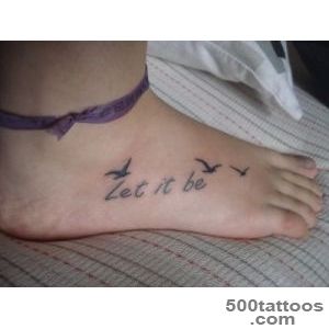 Bird Tattoo On Foot   Designs and Ideas_49