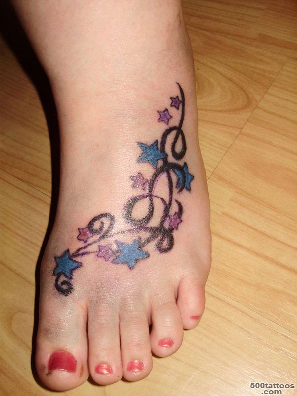 25 Cool Star Tattoos On Foot   SloDive_37