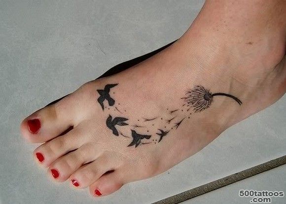 30+ Beautiful Foot Tattoos For Girls_7