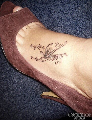 30+ Beautiful Foot Tattoos For Girls_32