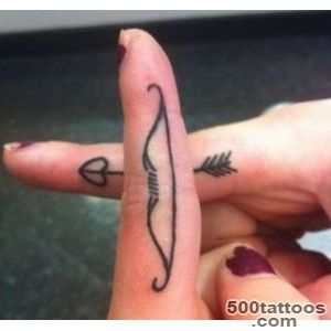 55+ Cute Finger Tattoos  Art and Design_29