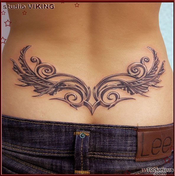 Angel Wing Tattoos On Lower Back for Women  daisy lower back ..._2