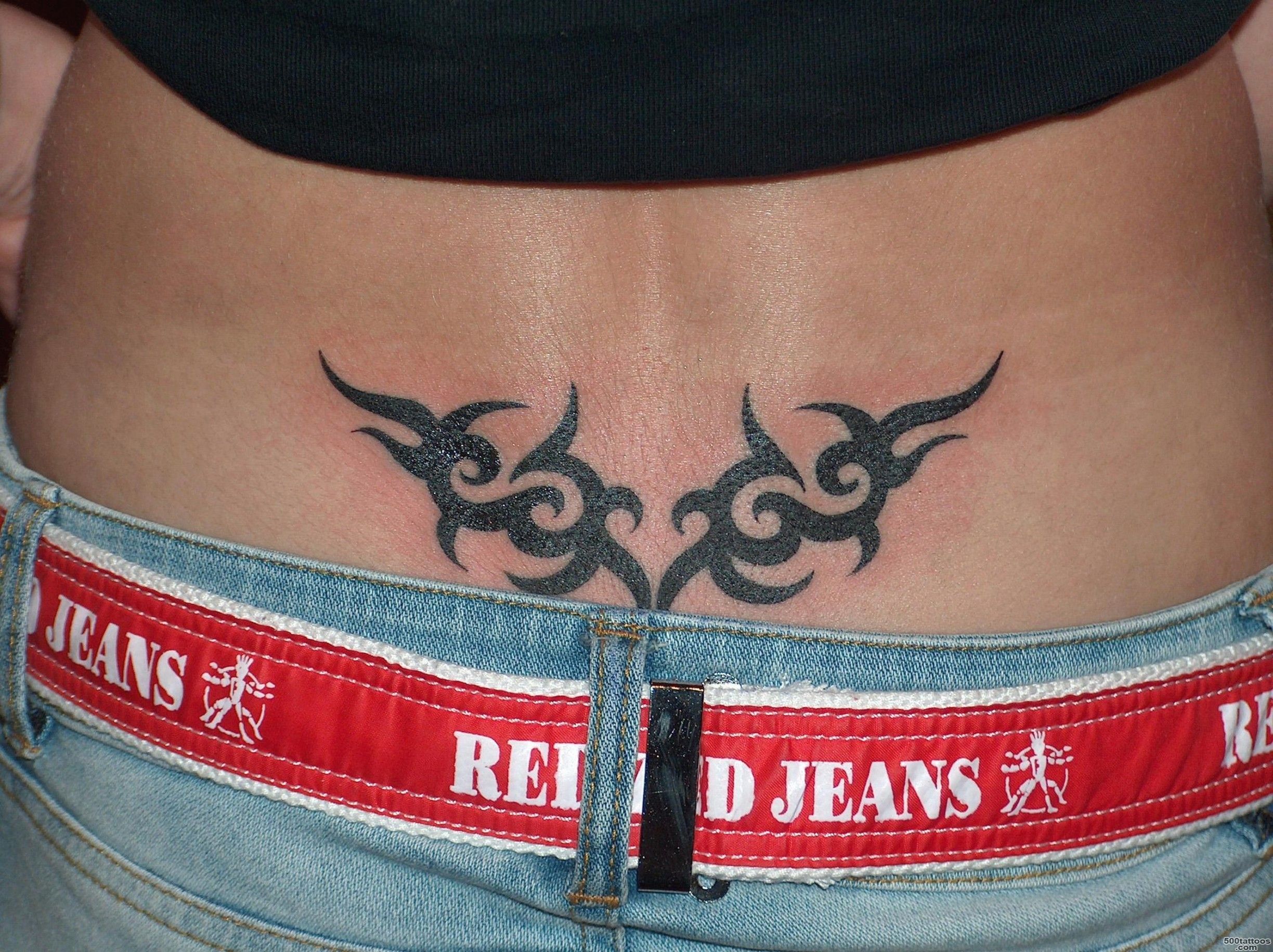 Tribal Lower Back Tattoos Designs  Cool Tattoos Designs_49