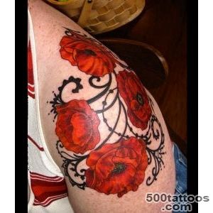 34 Endearing Poppy Tattoos Designs_12