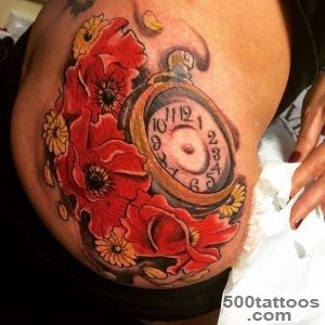 34 Endearing Poppy Tattoos Designs_20
