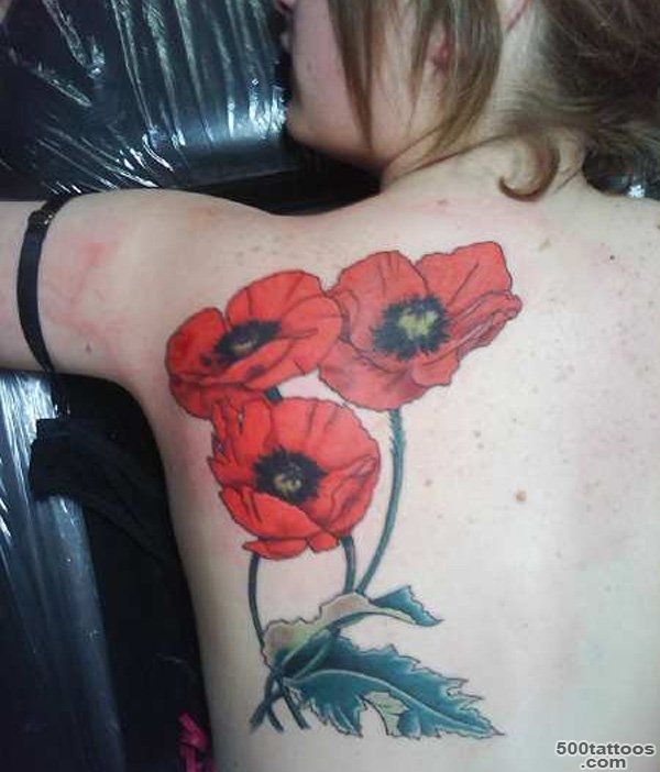 60 Beautiful Poppy Tattoos_10