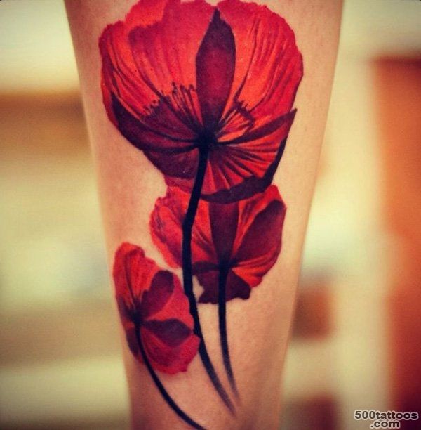 60 Beautiful Poppy Tattoos  Art and Design_7