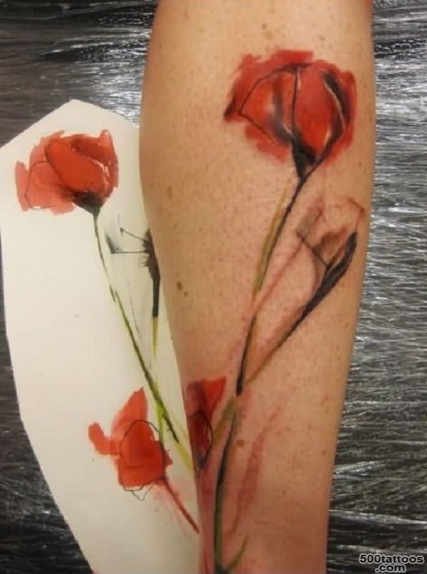 70 Poppy Flower Tattoo Ideas   nenuno creative_26