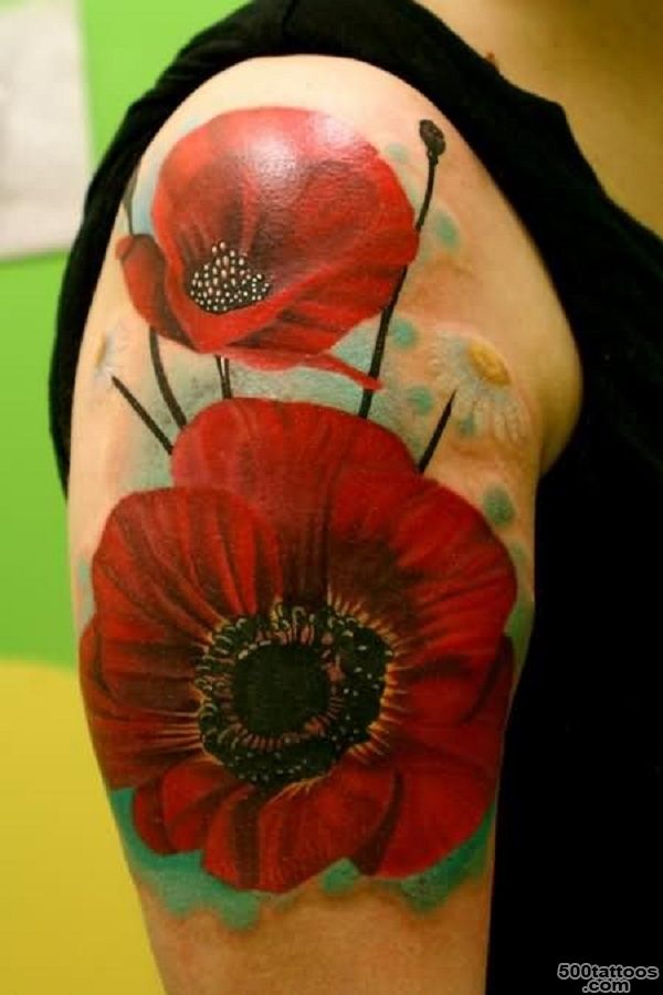 70 Poppy Flower Tattoo Ideas   nenuno creative_33
