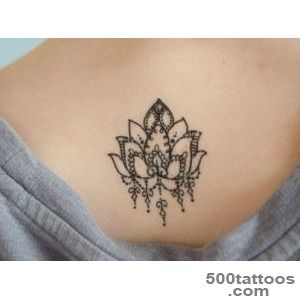 Lotus Flower Temporary Tattoo   Temporary Tattoos + More _10