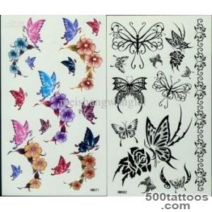 Temporary Tattoos Butterfly Tattoo Stencils For Body Waterproof _8