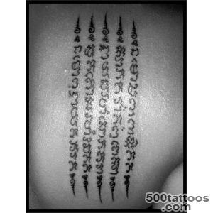 Text tattoos   Thai letters and text tattoo_17