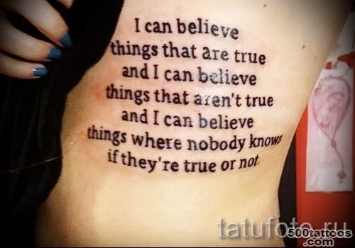 tattoo text on the ribs   Photo example of a tattoo on 03022016 3 ..._30