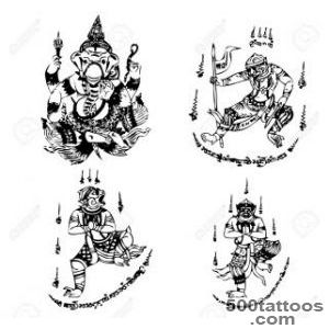 Thai tattoo design, idea, image