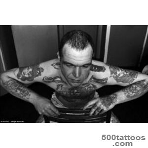 Symbols of a life of crime The fading tattoos on Russia#39s _49