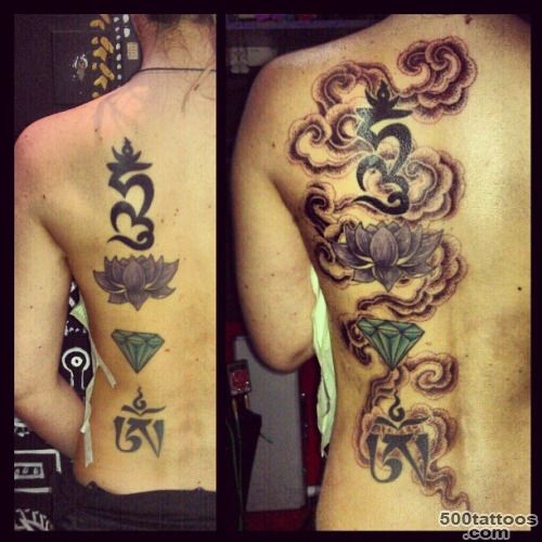 15+ Tibetan Tattoos On Back_31