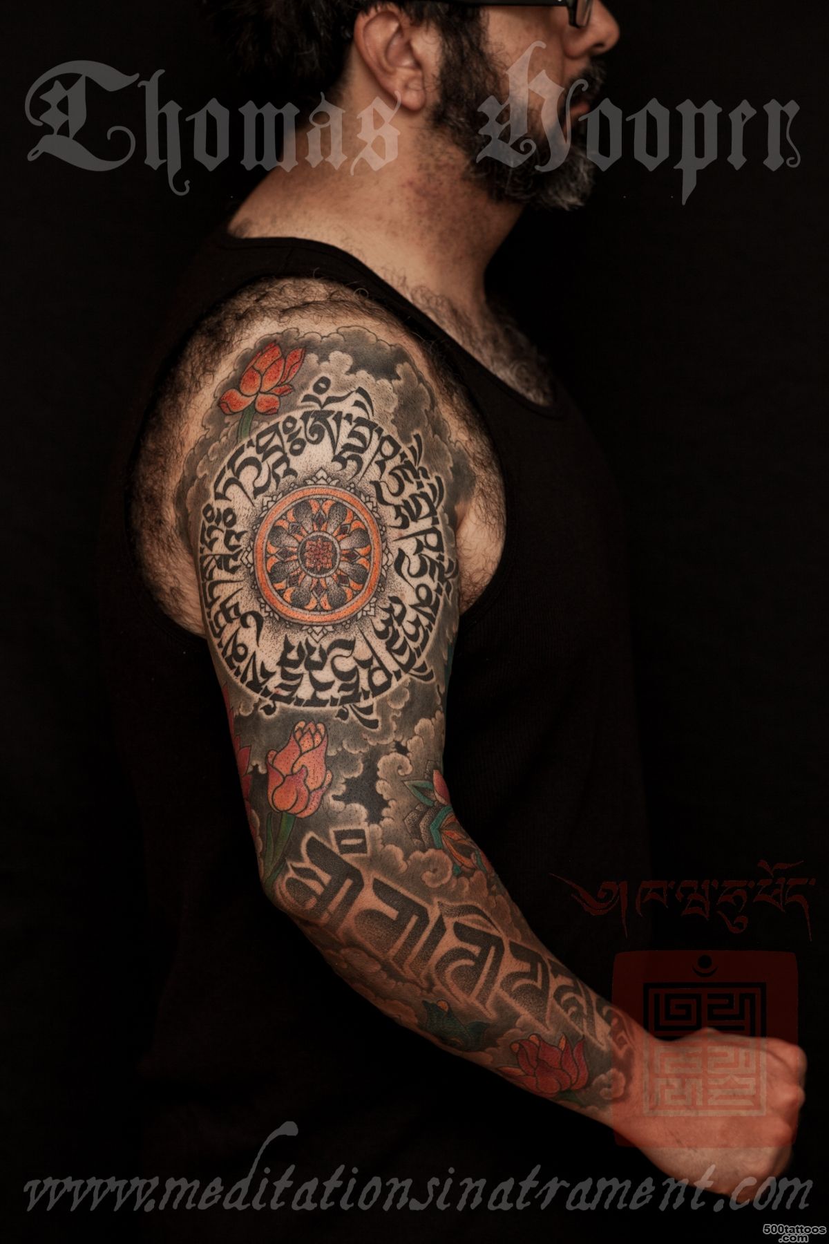 Tibetan Sleeve Tattoo by Thomas Hooper NYC – 009 – August 17, 2011 ..._10