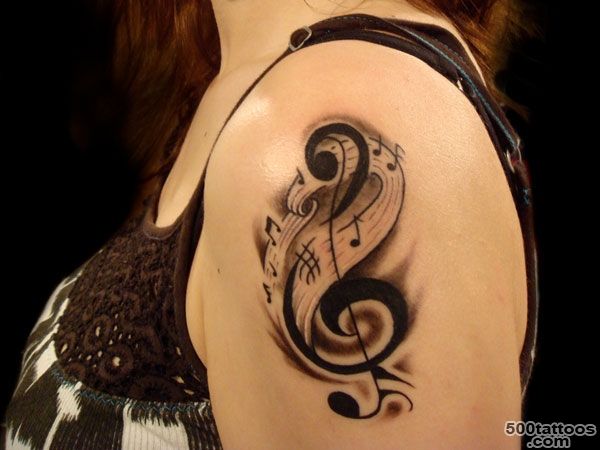 26 Upbeat Music Note Tattoo Designs_26