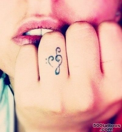 bass clef tattoo  Tumblr_38