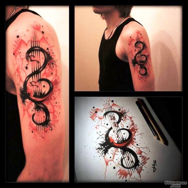 Best Treble Clef Tattoo Designs — Some Enjoyable Pictures_35