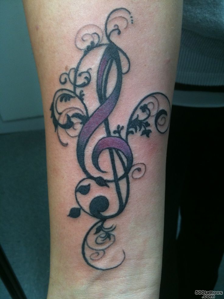 Top Cool Treble Clef Images for Pinterest Tattoos_29