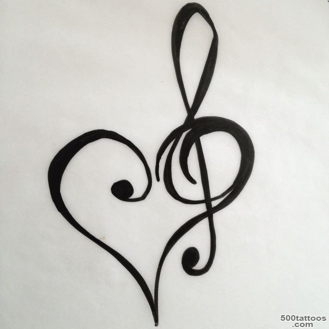 Treble clef on Pinterest  Treble Clef, Music Tattoos and Music Notes_13