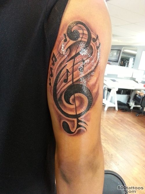 Treble clef tattoo – Tattoo Picture at CheckoutMyInk.com_48