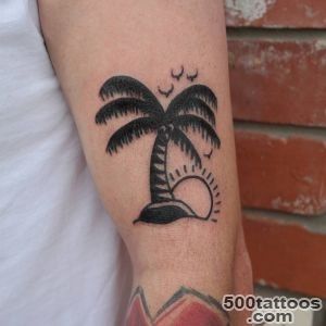 50 Superb Palm Tree Tattoo Designs and Meaning_46