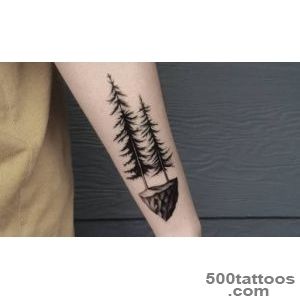 Pine Tree Tattoo Gallery [20 Designs] » Real Body Art_44