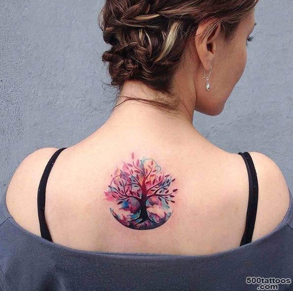55 Magnificent Tree Tattoo Designs and Ideas   TattooBlend_18