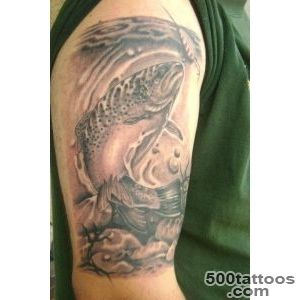 Trout tattoo design, idea, image