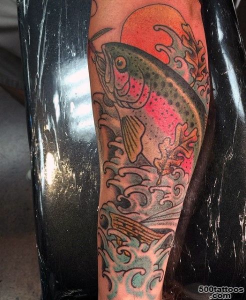 75 Fishing Tattoos For Men   Reel In Manly Design Ideas_10