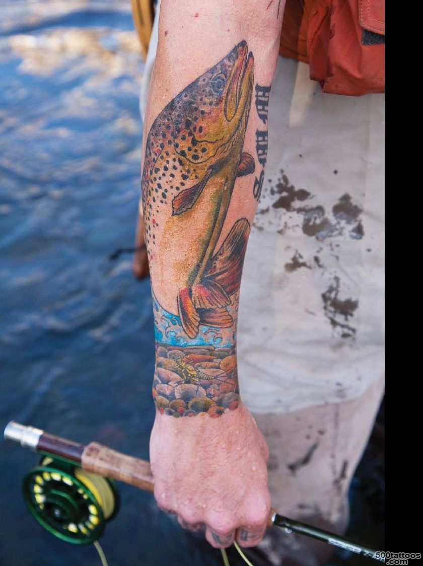 Pin Top Trout Outline Brook Tattoo Tattoos In Lists For Pinterest ..._47