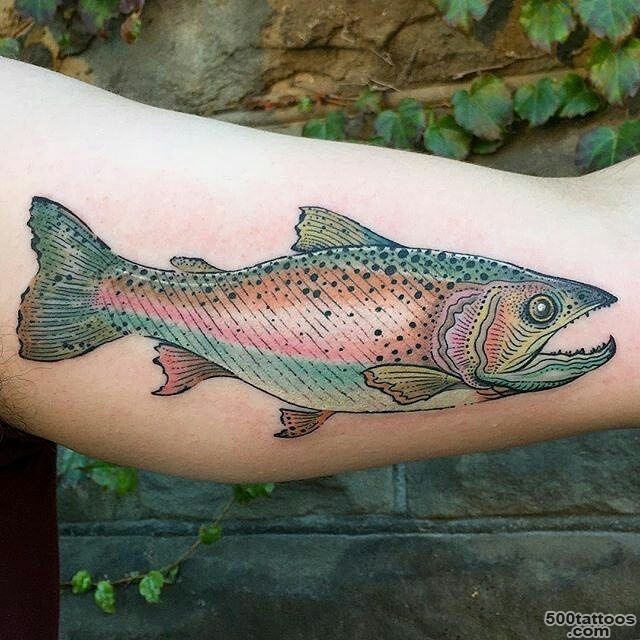 Tattoo Snob • Steelhead Trout tattoo by @dinonemec in Columbus,..._4
