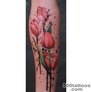50 Tulip Tattoo Design Ideas   nenuno creative_21