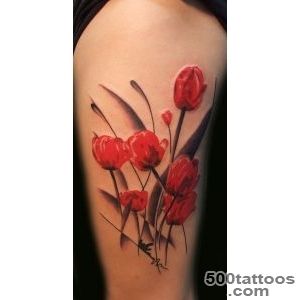 Subtle Tulip Tattoo Designs  Tattoo Ideas Gallery amp Designs 2016 _9