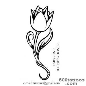 Tulip Design Tattoo   Tattoes Idea 2015  2016_30