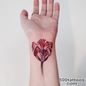 Tulip Wrist Tattoo  Best tattoo ideas amp designs_32