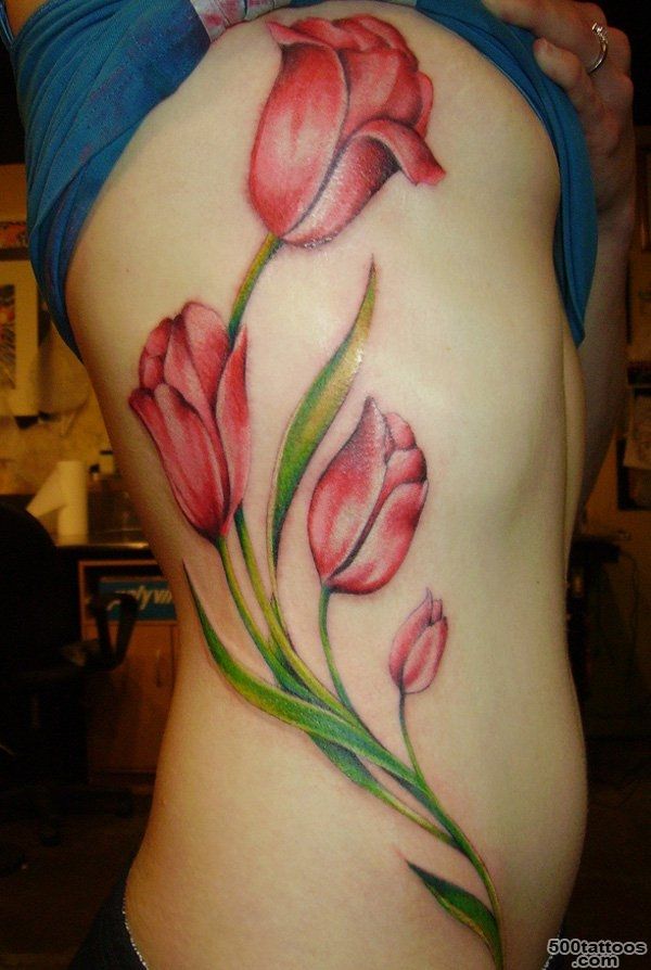 Subtle Tulip Tattoo Designs  Tattoo Ideas Gallery amp Designs 2016 ..._23