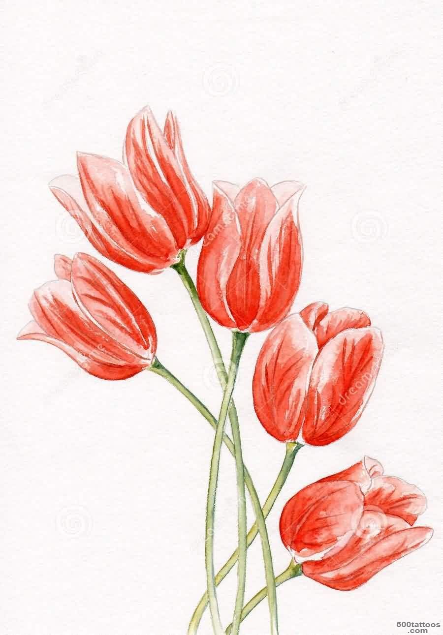 Tulip Tattoos, Designs And Ideas  Page 11_40