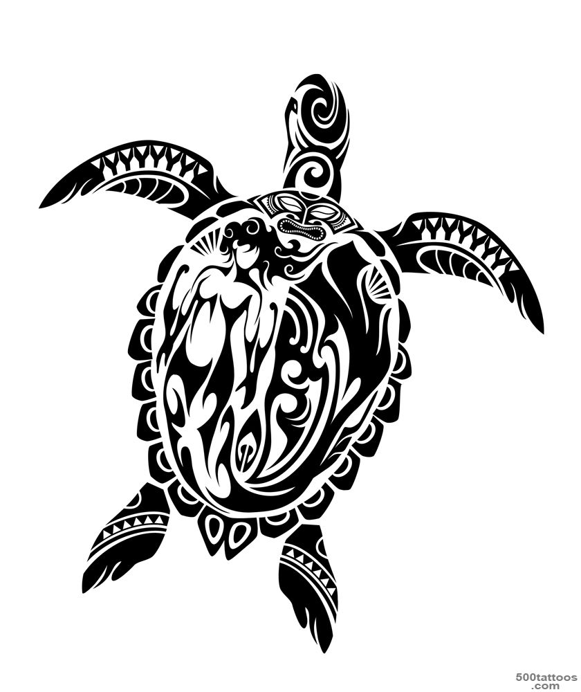 7 Beautiful Tribal Sea Turtle Tattoo  Only Tribal_48
