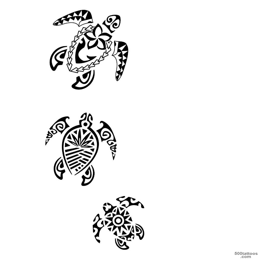 50+ Awesome Tribal Turtle Tattoos Designs_5
